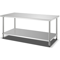 Fournitures pour hôtels et restaurants, table de travail, pharmacie, tables de travail en métal robustes, table de travail mobile TKA
