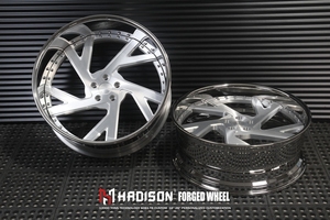Rines Personalizados Forjados de 2 y 3 Piezas con Borde Pulido Plateado 5x120.65 de 18, 19 y 20 Pulgadas para Oldsmobile Cutlass, Chevrolet <span class=keywords><strong>Chevelle</strong></span> - Product Image 3