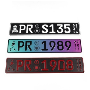 Wholesale Hide <strong>Euro</strong> Car Number <strong>Plate</strong> Custom Promotional Tablilla nautica Auto Vehicle Metal <strong>License</strong> Car Number <strong>Plates</strong> - Product Image 4