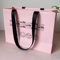 Sac à provisions pour femmes en carton blanc à la mode 10 pièces Carton pliable recyclable avec logo personnalisé gratuit pour chaussettes