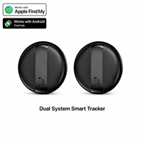 Traceur intelligent compact pour clés, portefeuille, bagages, avec alarme sonore et fonction anti-perte via application