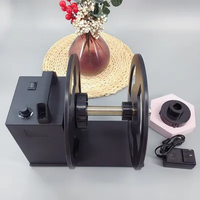 Rebobineur de bureau automatique R200-A8 pour étiquettes codes-barres autocollantes, rechargeable, 180 mm max.
