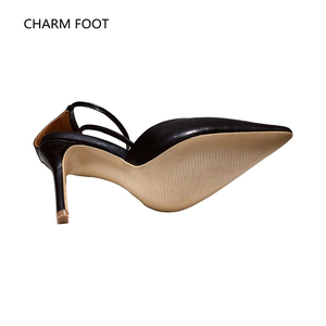 Baotou sandali delle donne di estate 2021 nuovo a punta di modo di una linea fibbia tacco sottile delle donne di croce strap tacchi alti - Product Image 6