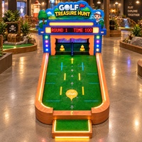 Chasse au trésor de golf : Équipement interactif de mini-golf commercial pour parc d'attractions et salle de jeux (FEC) – Défi de putting de golf ludique