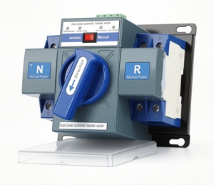 Interruptor de Transferencia Automática Manual KYQ3-2P-63A para Generador y Alimentación Dual de Ciudad, <span class=keywords><strong>220V</strong></span>, 2P CB ATS 2P-100A 2P-125A - Product Image 6