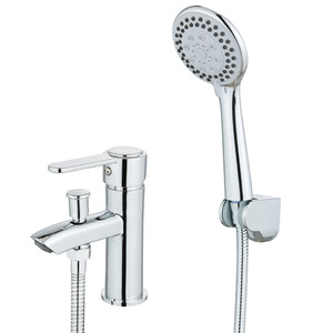 Single Handle Basin Faucet With Pull Out <b>Spray</b> Deck <b>Mounted</b> Ceramic Valve Core For Washbasin Bathroom Use - Product Image 3