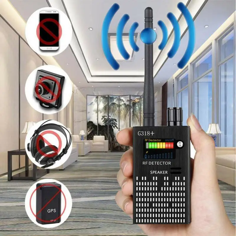 G318+ Anti-Spy Wireless RF Signal Detector High Sensitivity Anti-interference Anti-Sneak Shot Detector