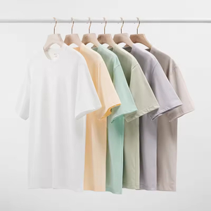 Camiseta de Algodón para Hombre de 240 g, Color Sólido, Personalizada, 100% Algodón, Hombros Caídos, Tallas Grandes - Product Image 2