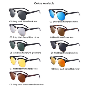 <span class=keywords><strong>Gafas</strong></span> <span class=keywords><strong>de</strong></span> sol polarizadas para hombre y mujer, lentes <span class=keywords><strong>de</strong></span> sol <span class=keywords><strong>de</strong></span> plástico Retro, venta al por mayor - Product Image 2