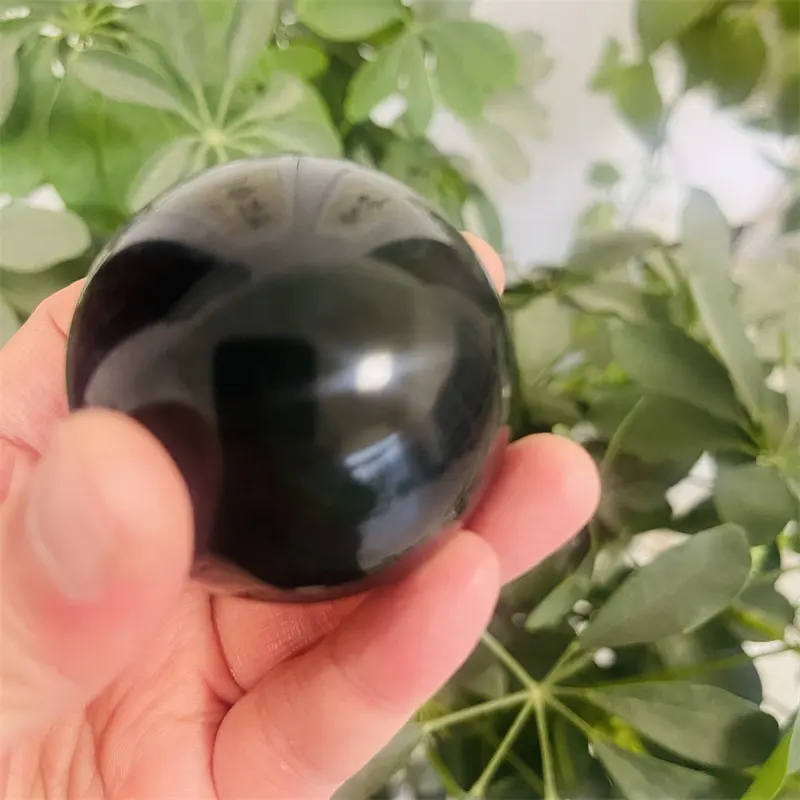 Wholesale polished colorful obsidian quartz crystal ball stone spheres for decoration