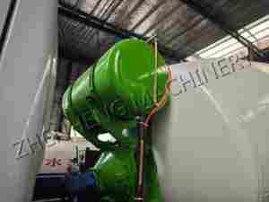 Truk pengaduk beton ponsel, dengan tangki pencampur semen konstruksi horisontal - Product Image 6