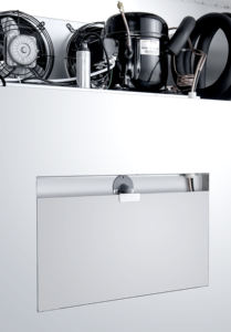 NE-862 450L เครื่องทำความเย็นแบบคู่อุณหภูมิสูงอุปกรณ์ครัวเชิงพาณิชย์ทำจากสเตนเลสสตีลมีล้อ - Product Image 6