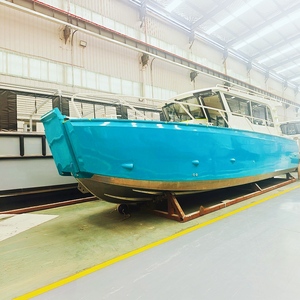Bateau de plaisance en aluminium entièrement soudé de 11 m avec moteur, yacht de luxe à vendre - Product Image 3
