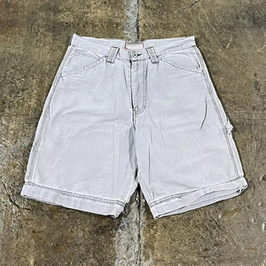 Pantalones Cortos Cargo de Lona de Pato Desgastada Personalizados LARSUR Sin Rodillas, Estilo Carpenter, Holgados, Tipo Skate, Jorts - Product Image 3