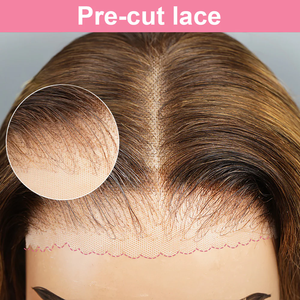 200 densità ricci 7x5 Pre-taglio in pizzo colorato senza colla <span class=keywords><strong>capelli</strong></span> umani <span class=keywords><strong>parrucche</strong></span> evidenziano 13x4 pizzo anteriore <span class=keywords><strong>capelli</strong></span> umani <span class=keywords><strong>parrucche</strong></span> da donna - Product Image 3