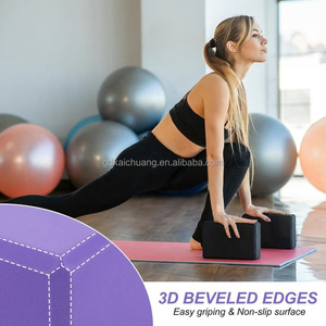 Antiestrés Respetuoso con el medio ambiente Espuma EVA Antideslizante Accesorio de <span class=keywords><strong>yoga</strong></span> Alfombrilla Bloque de ladrillo Diseño personalizado Bloques de ladrillos de alta densidad - Product Image 5