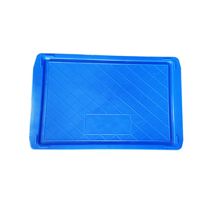 Caja de Limpieza para Lavavajillas con Tapa Integrada, 520 mm, Diseño Modular Rectangular, Material PP, Color Azul - Product Image 5