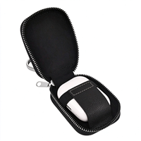 Boîte universelle pour écouteurs en simili cuir, anti-poussière, antichoc, étui de protection multifonction, sac à clés, porte-clés, personnalisable