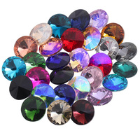 Super Flash Moka Anti-Rayures Fond Plat Cristal Pierre Strass Couture À La Main Boucle Plate pour Vêtements Bagages Accessoires