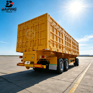 Semi-remorque 1+2 essieux à suspension pneumatique, capacité 30T, pour le transport de produits agricoles en Afrique, directement de l'usine - Product Image 5