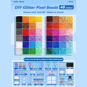 Kit Strass 2000+ Pezzi Gemme Professionali per Unghie 20 scomparti piatti con Scatola e Matita Cera, Colori Assortiti per Salone - Product Image 3