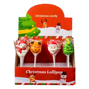 Scatola Regalo di Caramelle Dure Natalizie Rivestite all'Ingrosso, Lecca-lecca Multicolore al Gusto Frutta 576g/Scatola, Pronte all'Uso, Durata 365 Giorni - Product Image 1