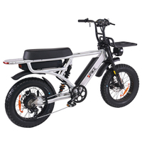 Vélo électrique FatBike Bagus à double batterie, double suspension, pneus larges de 20 pouces, longue autonomie, moteur 1000W