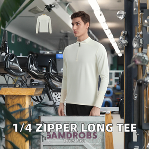 เสื้อสเวตเชิ้ต SFANA SPORTS รุ่น SS-H-0001 สำหรับผู้ชาย คอเต่า แขนยาว สไตล์สปอร์ต แห้งเร็ว ระบายอากาศได้ดี ป้องกันการเป็นขุย 100% - Product Image 2