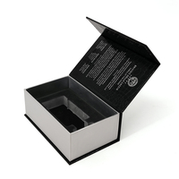 Boîte-cadeau de luxe personnalisée en carton rigide crocodile boîte de papier à texture magnétique noire pour bijoux montre portefeuille emballage de parfum