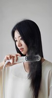 Portable automatique chauffage atomisé huile essentielle eau vapeur cheveux lissage peigne brosse paramètres de chaleur réglables en plastique