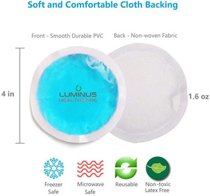 แผ่นเจลประคบร้อนเย็นแบบกลม ใช้ซ้ำได้ ขายส่ง รับผลิตตามแบบ  สำหรับประคบร้อนเย็นบำบัด - Product Image 2