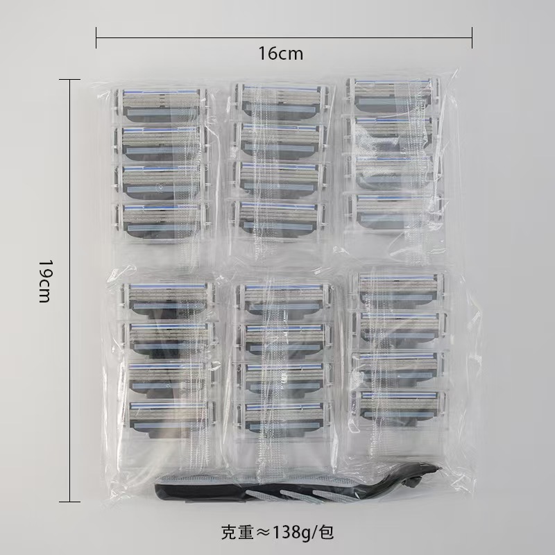 1 blade holder, 24 blades [OPP bag packaging]