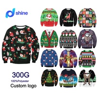Nouveauté Noël Halloween – Sweat-shirt unisexe à col rond pour homme et femme, imprimé numérique 3D, tenue de couple, vente en gros