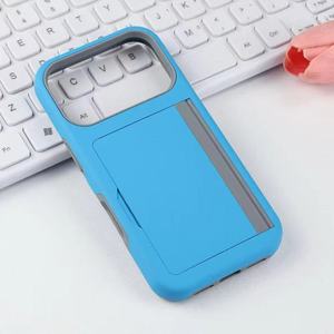 Trượt khe cắm thẻ ví điện thoại trường hợp đối với iPhone 17 Pro Max 16e 15 14 cộng với 17air 13 12 mini 11 Pro Max thẻ Túi Bìa đứng vỏ - Product Image 4