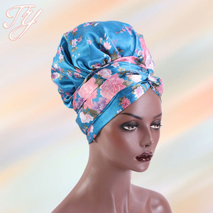 Bonne Qualité <span class=keywords><strong>des</strong></span> Casquettes Sublimation Adulte Cheveux Bonnet Et Durags Fournisseur Impression Africaine Réglable Bonnets - Product Image 1