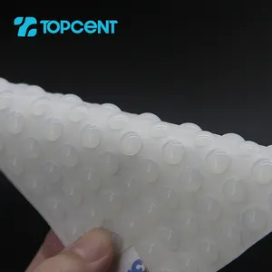 Topcent家具防滑粘合剂透明橱柜橱柜硅胶门缓冲缓冲垫