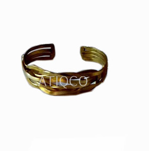 Indian Brass Metal & Mother of Pearl Antique <b>Silver</b> Plated Women's Trendy Fashion <b>Bangle</b> <b>Bracelet</b> - Product Image 5
