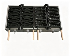 <span class=keywords><strong>Gaufrier</strong></span> professionnel <span class=keywords><strong>vertical</strong></span> industriel et commercial belge à gaz et électrique, quatre emplacements, double, pour gaufres en nid d'abeille et gaufres rondes - Product Image 1