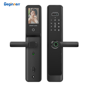 Tuya Wifi Palmar Vein Cat Eye Face Recognition Semi-Automatic Smart Lock Fingerprint Remote Unlock Capture Password <strong>Digital</strong> Lock - Product Image 1