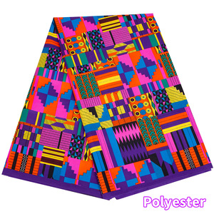 Tessuto Africano Stampato in Cera 100% Poliestere Design Olandese per Abbigliamento Elegante, Arredamento Casa, Abaya Lussuosa e Personalizzabile, Durevole - Product Image 2