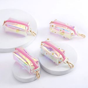 Distributeur de sacs à déjections canines extérieur de luxe avec miroir laser éblouissant, accessoire pour chien, rangement pour sacs de déchets et laisse - Product Image 3
