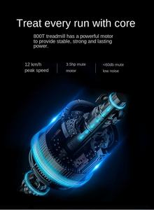 Goede kwaliteit fitnessapparatuur, elektrische loopbanden met 10 inch kleurenscherm voor thuis of kantoor. - Product Image 4