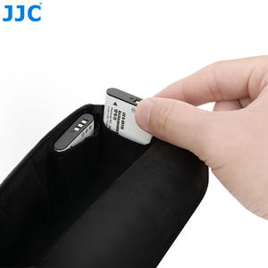 JJC Sacoche pour appareil photo en cuir de fibre noire compatible avec RICOH GR III pour CANON G7 <span class=keywords><strong>XM</strong></span> III pour appareils photo de la série <span class=keywords><strong>SONY</strong></span> RX100 - Product Image 3