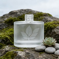 Bouteille diffuseur en fibre de verre à paroi épaisse haute perméabilité 100ml 200 250ml Bouteille d'huile parfumée pour hall d'hôtel Personnalisation du logo