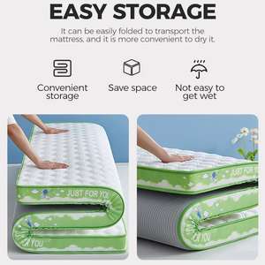 Cama de espuma viscoelástica comprimida de lujo Bitinnov-colchón de espuma con almohadilla de látex Natural - Product Image 6