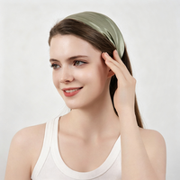 Nouveau serre-tête en soie 19 Momme large et élastique, 100% soie de mûrier, accessoire pour cheveux pour femme