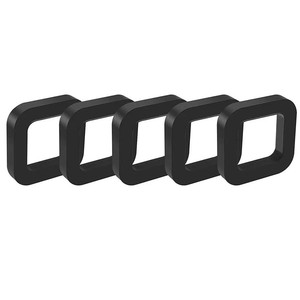 Tow Hook <b>Cushioning</b> <b>Pad</b> 75mm x 52mm Black Nitrile Noise Reduction Suspension Receiver - Product Image 2