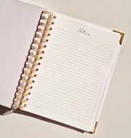 Planificateur de bien-être tout en un avec onglets Journal de soins personnels