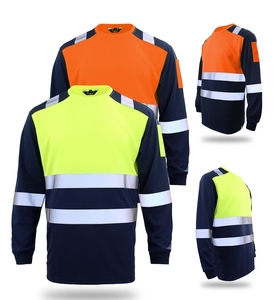 เสื้อกั๊กนิรภัยสะท้อนแสงเรืองแสงสีเหลืองอบอุ่นแขนยาวเสื้อผ้าสะท้อนแสงโลโก้เรืองแสงสำหรับเพิ่มทัศนวิสัย - Product Image 5