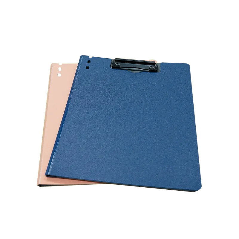 Ekstra Besar Rose Gold PVC Plastik Pemegang Menu Tahan Lama Olahraga Keperawatan Folder Clipboard dengan Notepad